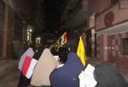فعاليات متنوعة ضد الانقلاب لحرائر أبوكبير بالشرقية