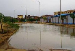 خسائر بالملايين وانهيار بشبكه الصرف الصحي بمدينة السادات