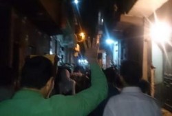مسيرة ليلية مناهضة للانقلاب العسكري بـ"ميت حلفا" بالقليوبية