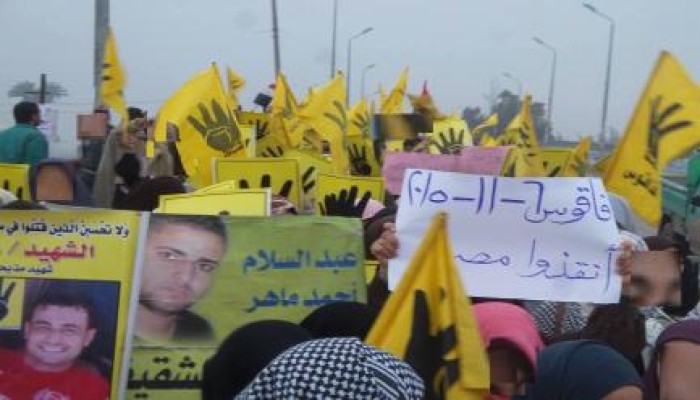 الشرقية :سلاسل بشرية ومسيرة أعلى كوبري "السحارة" في مستهل أسبوع "أنقذوا مصر"