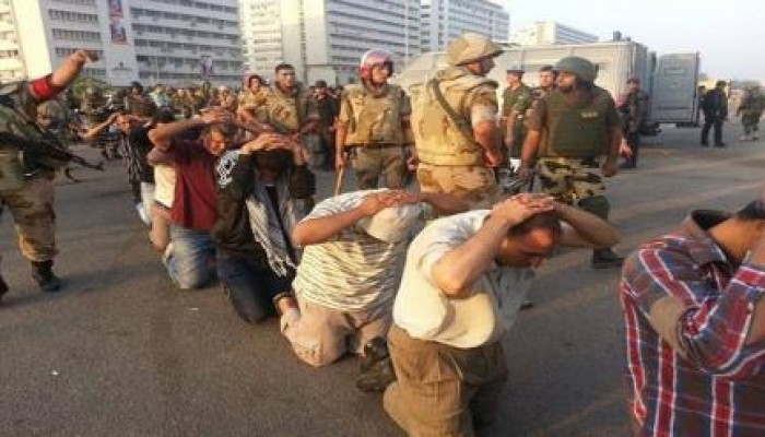 أمن الانقلاب بالعريش بقيادة "كحوش" يعتقل شاب قتل والده منذ 3 أشهر على يد الأمن