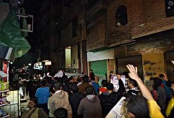 مسيرة ليلية لثوار منيا القمح ضد حكم العسكر