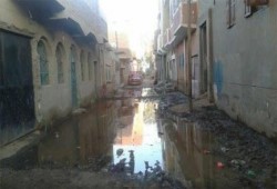 بالصور.. قرى بني سويف تغرق في مياه الصرف الصحي ..والأهالي يستغيثون من الأمراض