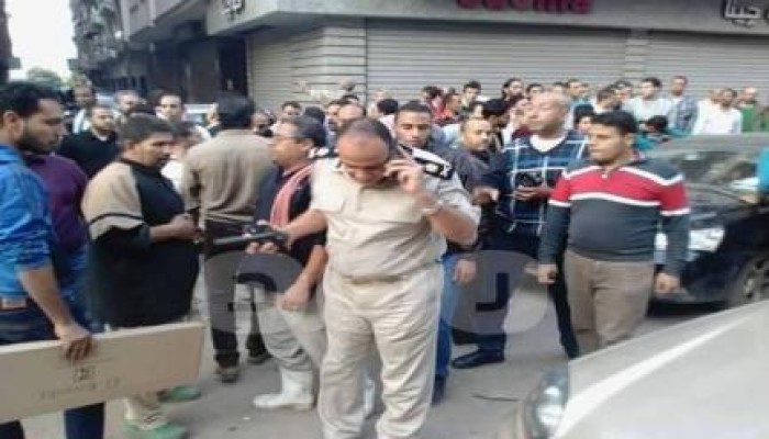 بالصور .. ضابط شرطة يطلق الرصاص ويخرم ذراع مواطن بطنطا بدون سبب !