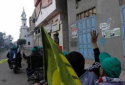 مسيرة بالدراجات البخارية لثوار البصارطه بدمياط
