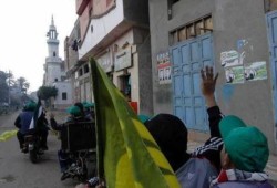 مسيرة بالدراجات البخارية لثوار البصارطه بدمياط