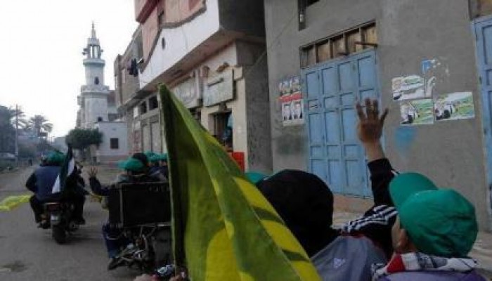 مسيرة بالدراجات البخارية لثوار البصارطه بدمياط