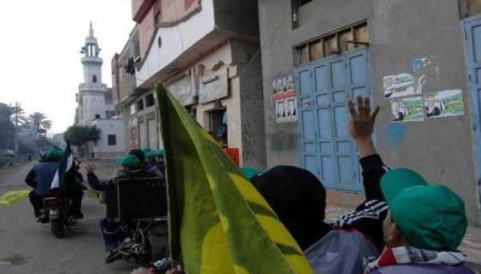 مسيرة بالدراجات البخارية لثوار البصارطه بدمياط