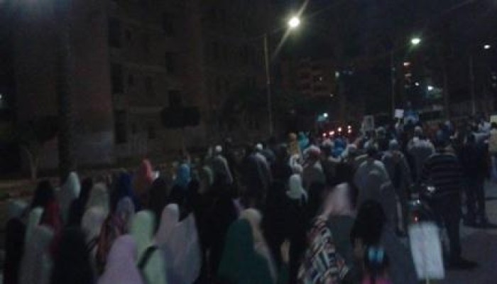 مسيرة ليلية لثوار مدينة السادات بالمنوفية ضد حكم العسكر