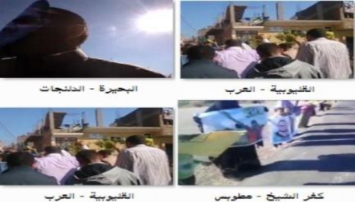 ثوار البحيرة والقليوبية والغربية وكفر الشيخ يدشنون فعاليات "كفاية جوع"