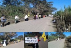 البحيرة | ثوار الدلنجات يستهلون أسبوع "كفاية جوع" بسلسلة بشرية رفضًا لسياسات التجويع