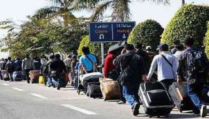 مغادرة 6766 سائحًا أجنبيًا شرم الشيخ اليوم