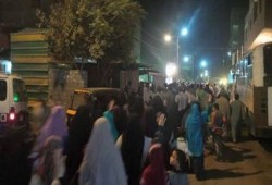 مسيرة حاشدة لأهالي ‫‏الشوبك الشرقي‬ بالجيزة فى مستهل أسبوع ‫‏"كفاية جوع‬"