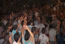 الجيزة: ثوار أم دينار يتظاهرون فى مسيرة ليلية ويهتفون "‏كفايه جوع"