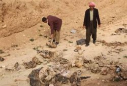 العثور على مقبرة جماعية في "سنجار" الكردية تضم رفات عشرات النساء