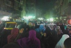 ثوار الهرم يرفضون حكم العسكر وانتخابات برلمان الدم