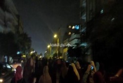 ثوار أكتوبر يتظاهرون فى مسيرة ليلية رفضاً للاختفاء القسرى