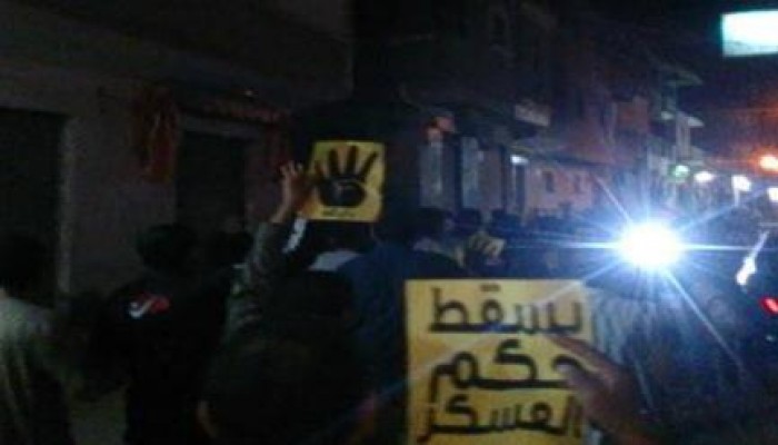 مسيرة ليلية لـ"عرب جهينة" بالقليوبية تنديدا بالانقلاب
