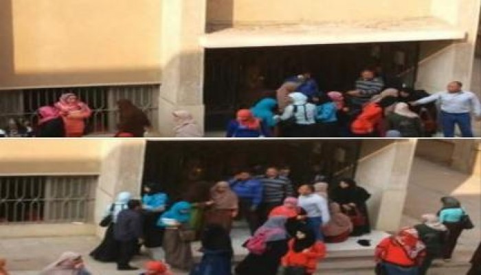 الأمن الإداري بأزهر الزقازيق يعتدي على الطالبات بعد مسيرة تندد بإغلاق المسجد