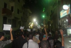 فعالية ليلية بأسيوط تهتف: "مش هنسيب حق الشهيد"