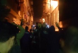 مسيرة ليلية مناهضة للانقلاب بقليوب