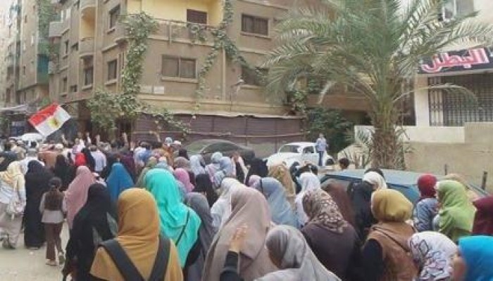 "الثورة تجمعنا": مسيرة حاشدة مناهضة للانقلاب بالمعادي