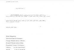 كارثة تضرب قطاع الشحن الجوى في مصر