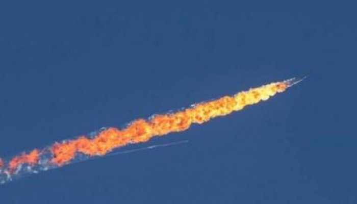 الرئاسة التركية تعلن إسقاط طائرة حربية روسية