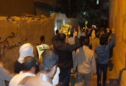 مسيرة ليلية بعرب الصوالحة بالقليوبية تنديدا بالانقلاب الدموي