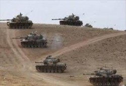 تركيا تحشد دباباتها على الحدود السورية