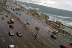 أمطار متوسطة على الإسكندرية واستمرار الملاحة في بوغازي الإسكندرية والدخيلة