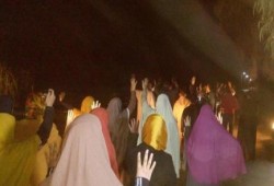 ثوار السنطة ينتفضون بمسيرة ليلية مناهضة لحكم العسكر