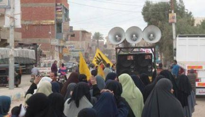 أمن الانقلاب يعتدي على مسيرة بـ"القرين" والثوار يستكملون مسيرتهم