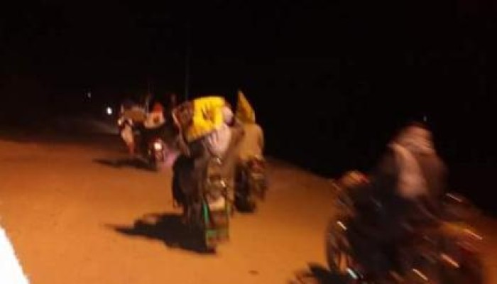 مسيرة دراجات بخارية لثوار إسنا جنوب الأقصر رفضا لحكم العسكر