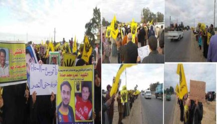 الشرقية : ثوار فاقوس وههيا يواصلون فعاليات "ثورة حتى النصر "