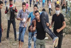 إصابة مواطن برصاص الاحتلال وسط قطاع غزة