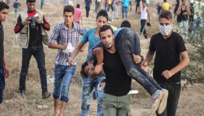 إصابة مواطن برصاص الاحتلال وسط قطاع غزة