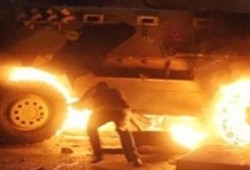 استهداف مدرعة شرطة بالعريش وأنباء عن قتلى ومصابين