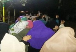مسيرة ليلية مناهضة للانقلاب بقطور تهتف: "حي حي .. 25 جاي"