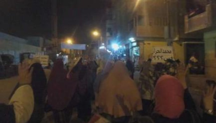 استمرار تظاهرات ثوار بني سويف تنديدا بانتهاكات الداخلية بحق معتقلي العقرب