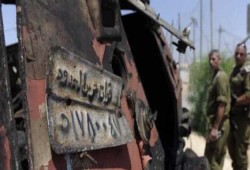 استهداف مدرعة لشرطة الانقلاب بعبوة ناسفة في العريش