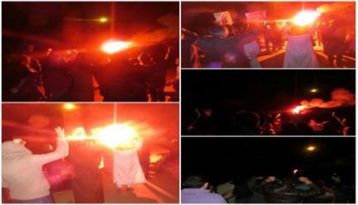 فعالية مناهضة للانقلاب العسكري بالسنطة بالغربية