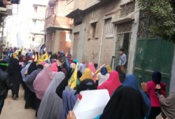مسيرة صباحية حاشدة لثوار "أبوحماد" ضد الانقلاب العسكري