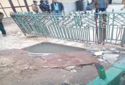 طفح مياه الصرف الصحى بمستشفى "المنزلة العام" بـ ‫‏الدقهلية‬