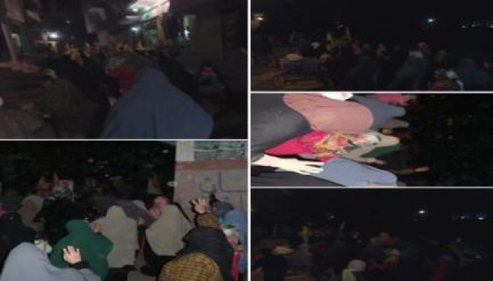مسيرة ليلية لثوار "السكاكرة" بالشرقية للمطالبة باسقاط النظام