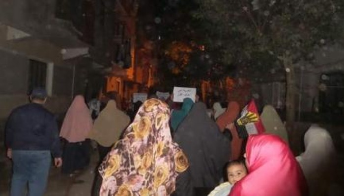 ثوار بنى سويف يتحدون الانقلاب بتظاهرة ضد العسكر بشعار "القصاص قادم"
