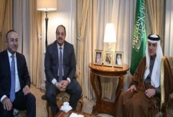 اجتماع ثلاثي مغلق بين وزراء خارجية تركيا والسعودية وقطر في نيويورك