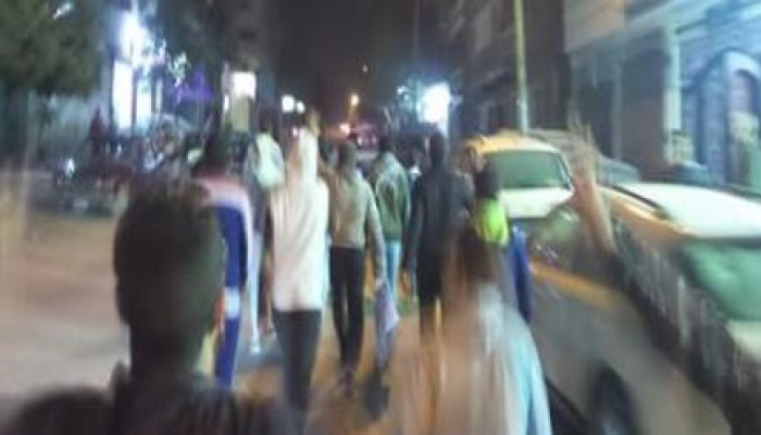 شباب ضد الانقلاب بحلوان يثورون ضد حكم العسكر