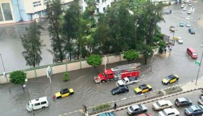كلاكيت ثالث مرة: الأمطار تُغرق الإسكندرية.. وغياب المسئولين
