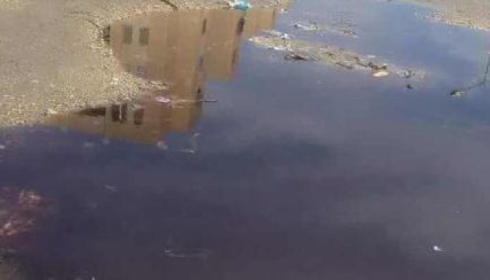 إنهيار شبكة الصرف الصحي بمساكن عثمان في مدينة العاشر من رمضان بالشرقية